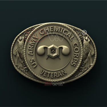 US ARMY CHEMICAL CORPS VETERAN 3D STL 3DWave